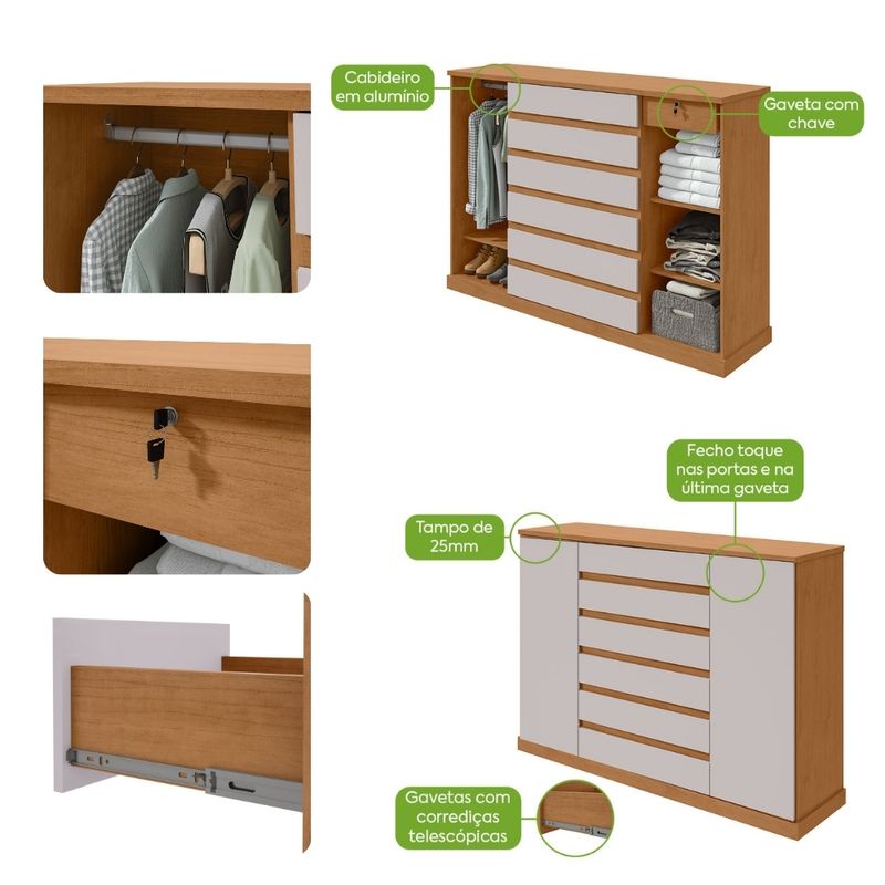Comoda-7-Gavetas-2-Portas-Vedras-Lopas