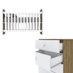 Quarto de Bebê com Cômoda e Berço Labirinto Henn