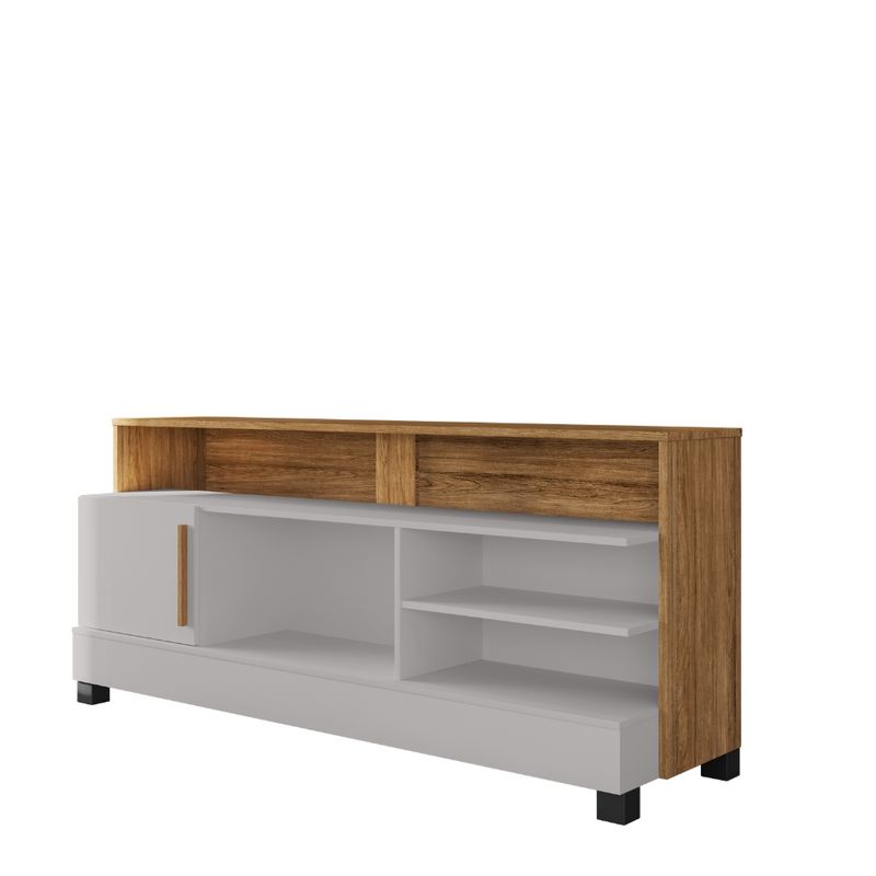 Rack-para-TV-ate-55-Polegadas-1-Porta-com-Pes-de-Madeira-Taipu-Bechara