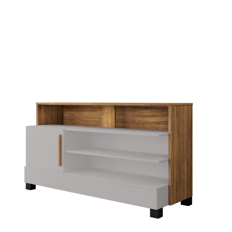 Rack-para-TV-ate-48-Polegadas-1-Porta-com-Pes-de-Madeira-Pipa-Bechara