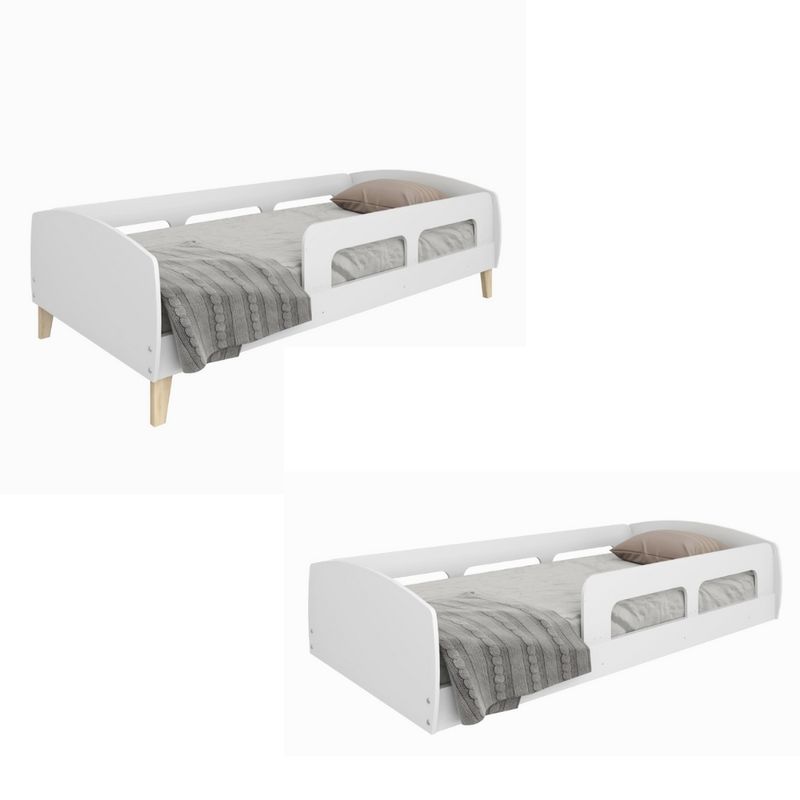 Cama-Infantil-Montessoriana-Solteiro-com-Protecao-Lateral-Jardim-Movelbras-
