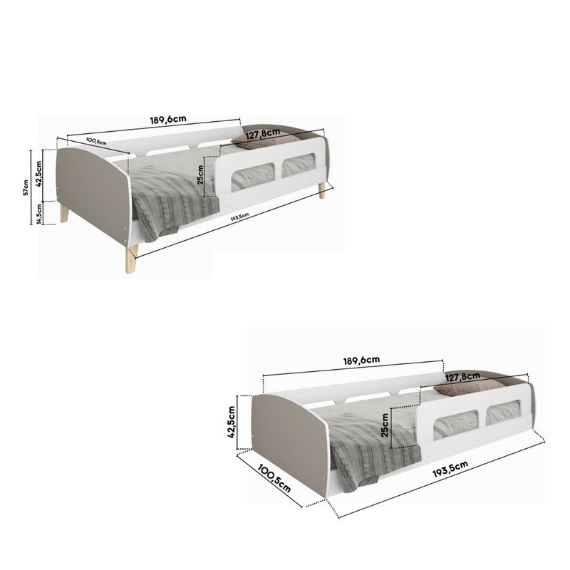 Cama-Infantil-Montessoriana-Solteiro-com-Protecao-Lateral-Jardim-Movelbras-