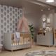 Dormitório Bebê Berço e Cômoda Casinha Permobili