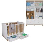 Dormitorio-Bebe-Berco-e-Guarda-Roupa-Casinha-Permobili