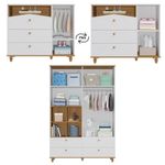 Dormitorio-Bebe-Comoda-e-Guarda-Roupa-Casinha-Permobili