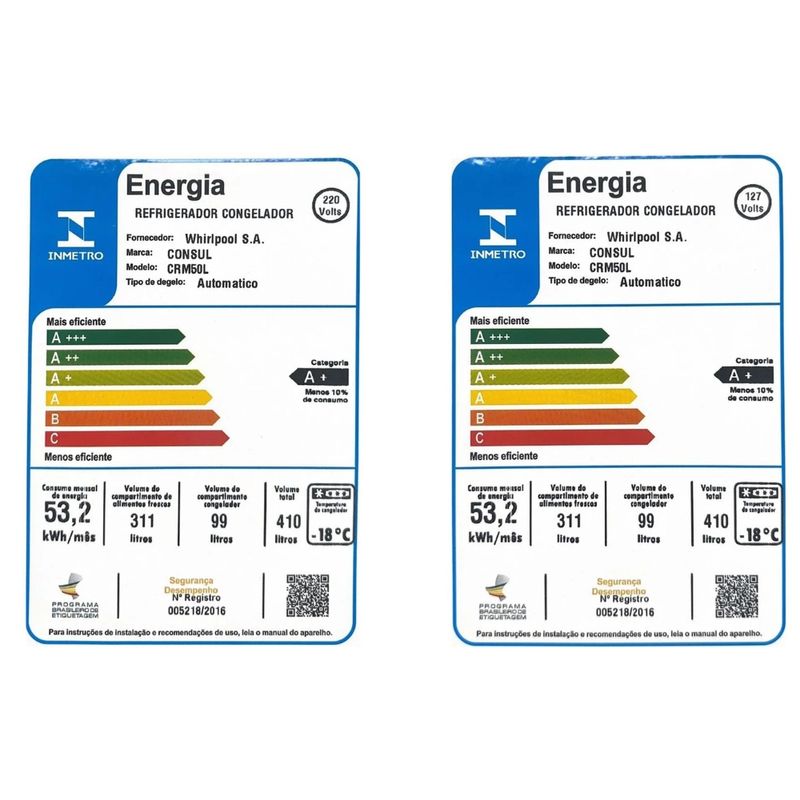 Geladeira-Consul-CRM50LK-Frost-Free-Duplex-410L