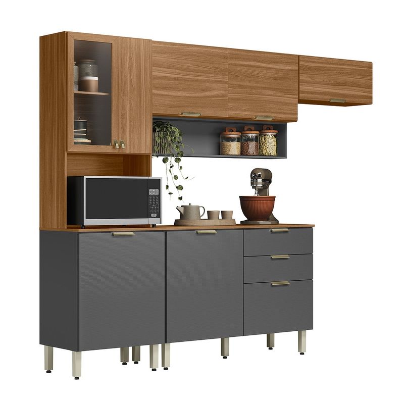 Cozinha-Modulada-4-Pecas-com-Tampo-e-Vidro-Alba-Demobile