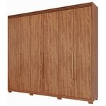 Guarda-Roupa-Casal-com-Espelho-Interno-Pes-6-Portas-100--MDF-Aurora-Panan