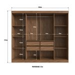 Guarda-Roupa-Casal-com-Vidro-Reflecta-8-Portas-100--MDF-Los-Angeles-Doripel