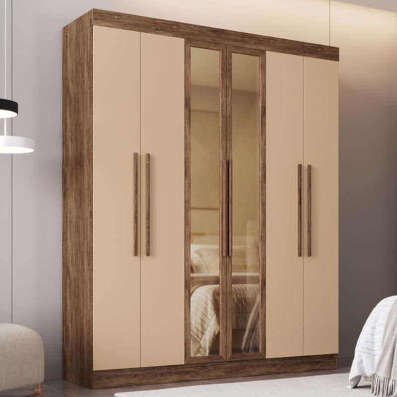 Guarda-Roupa-Casal-com-Vidro-Reflecta-6-Portas-100--MDF-Malibu-Doripel