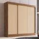 Guarda Roupa Casal com Espelho 3 Portas de Correr 100% MDF Michigan Doripel