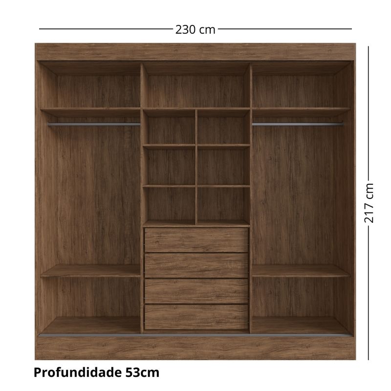 Guarda-Roupa-Casal-com-Espelho-3-Portas-de-Correr-100--MDF-Michigan-Doripel