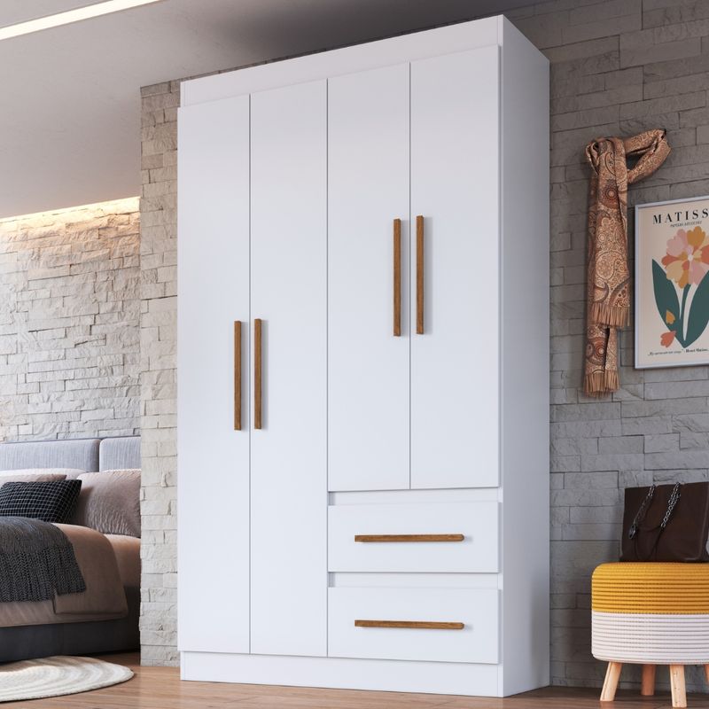 Guarda-Roupa-Solteiro-4-Portas-2-Gavetas-100--MDF-Palermo-Doripel