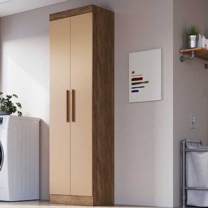 Armario-Multiuso-2-Portas-1-Gaveta-100--MDF-Charlotte-Doripel