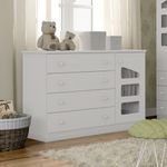 Comoda-Infantil-4-Gavetas-1-Porta-100--MDF-Eloisa-Phoenix-Baby