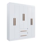 Guarda-Roupa-Casal-6-Portas-2-Gavetas-100--MDF-Napoli-Doripel