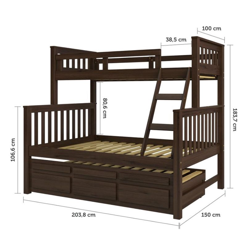 Treliche-com-Cama-de-Casal-3-Gavetas-Madeira-Macica-Saraiva