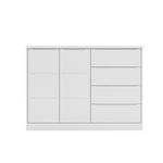 Comoda-Infantil-4-Gavetas-2-Portas-100--MDF-Perola-Phoenix-Baby