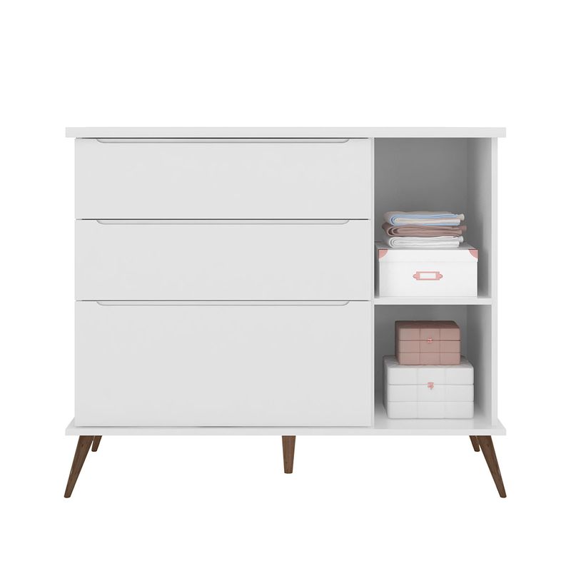 Comoda-Infantil-4-Gavetas-1-Porta-100--MDF-Melinda-Phoenix-Baby