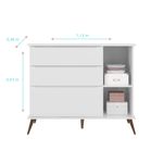 Comoda-Infantil-4-Gavetas-1-Porta-100--MDF-Melinda-Phoenix-Baby