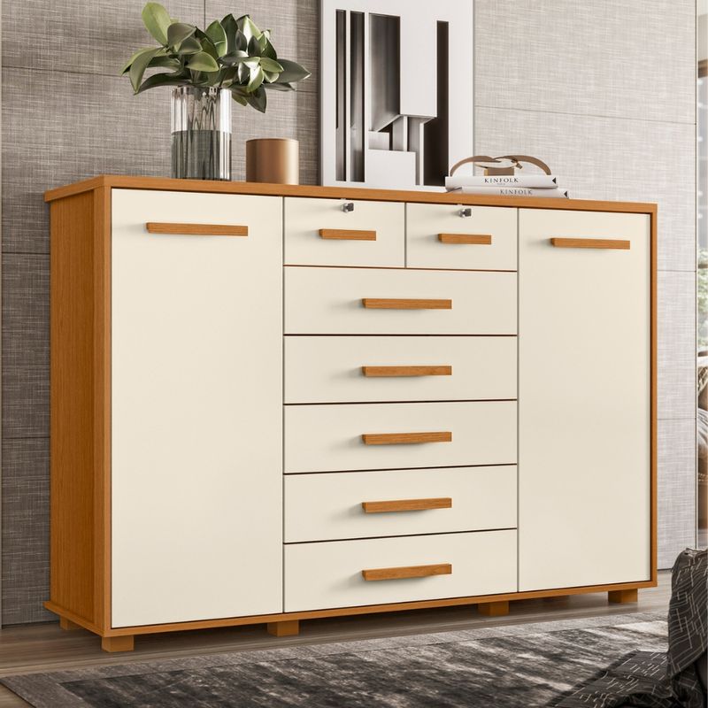 Comoda-7-Gavetas-2-Portas-com-Pes-Fontana-Albatroz