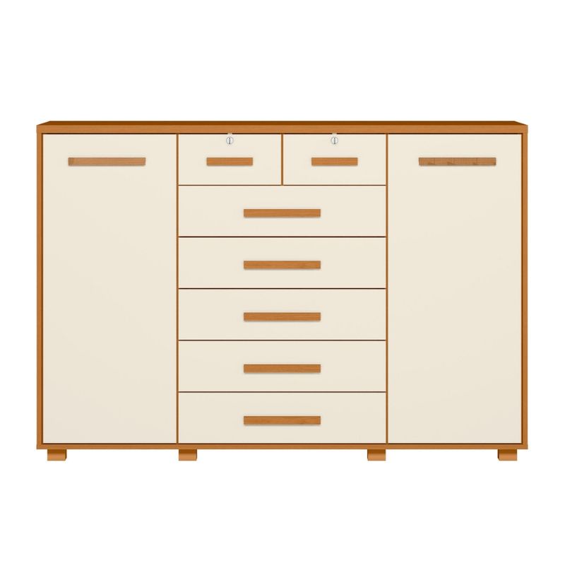 Comoda-7-Gavetas-2-Portas-com-Pes-Fontana-Albatroz