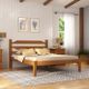 Cama Solteiro Madeira Maciça Porteira Móveis Nathalia