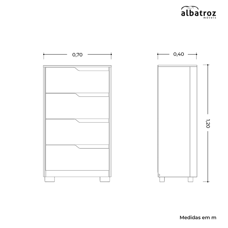 Comoda-4-Gavetas-com-Pes-Sole-Albatroz