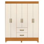 Guarda-Roupa-Casal-com-Pes-6-Portas-2-Gavetas-Mobi-Albatroz