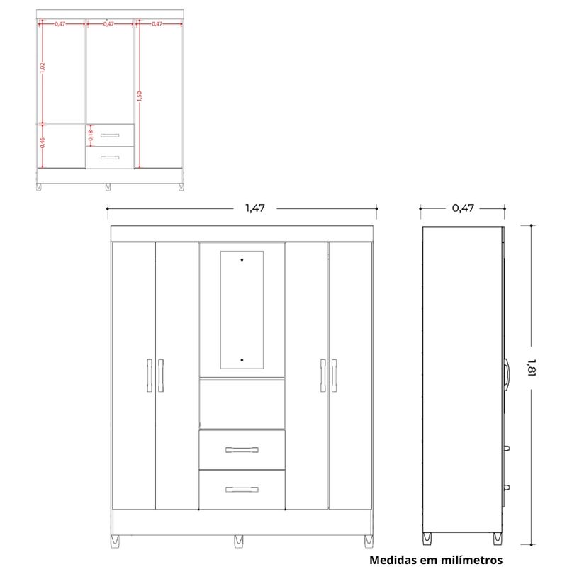 Guarda-Roupa-Casal-com-Espelho-e-Pes-4-Portas-2-Gavetas-Mobi-Albatroz