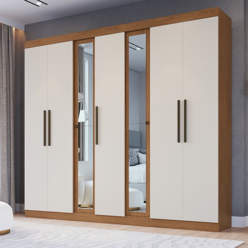 Guarda-Roupa-Casal-com-Espelho-7-Portas--Monaco-Faimec