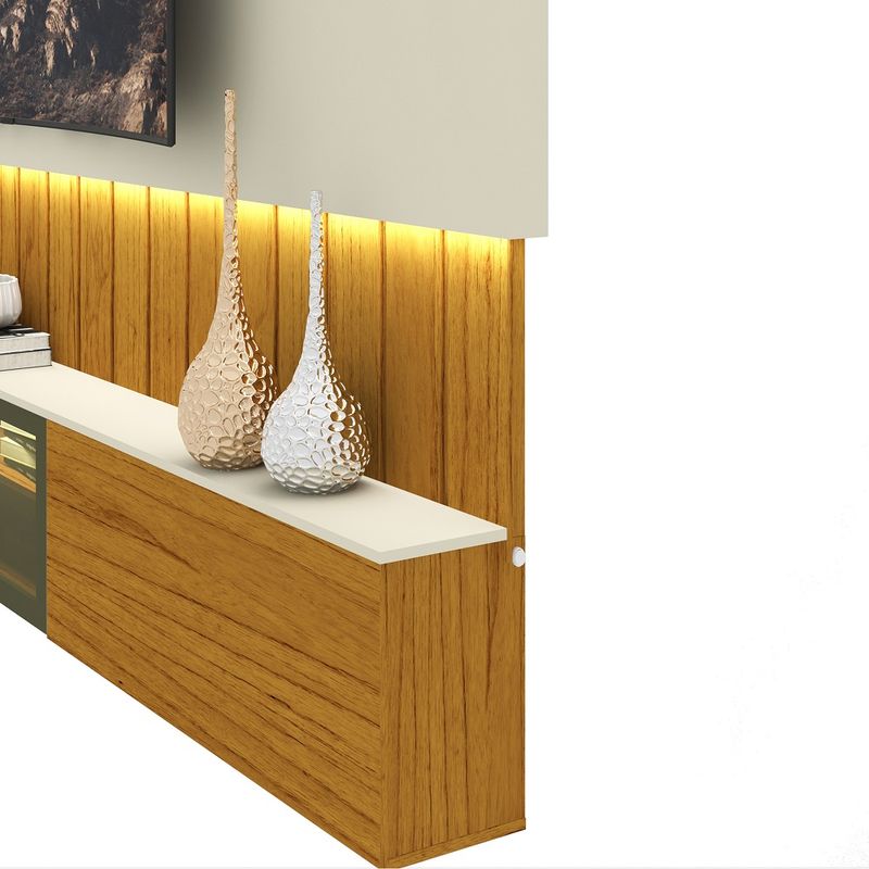 Estante-Home-Ripada-para-TV-ate-85-Polegadas-com-LED-Reflecta-3-Portas-em-MDF-Soberano-Gelius