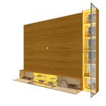 Estante-Home-para-TV-ate-85-Polegadas-com-Cristaleira-LED-e-Vidro-Reflecta-4-Portas-em-MDF-Luminare-Gelius