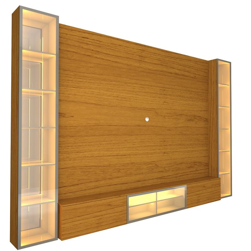 Estante-Home-para-TV-ate-85-Polegadas-com-2-Cristaleiras-LED-e-Vidro-Reflecta-5-Portas-em-MDF-Luminare-Gelius
