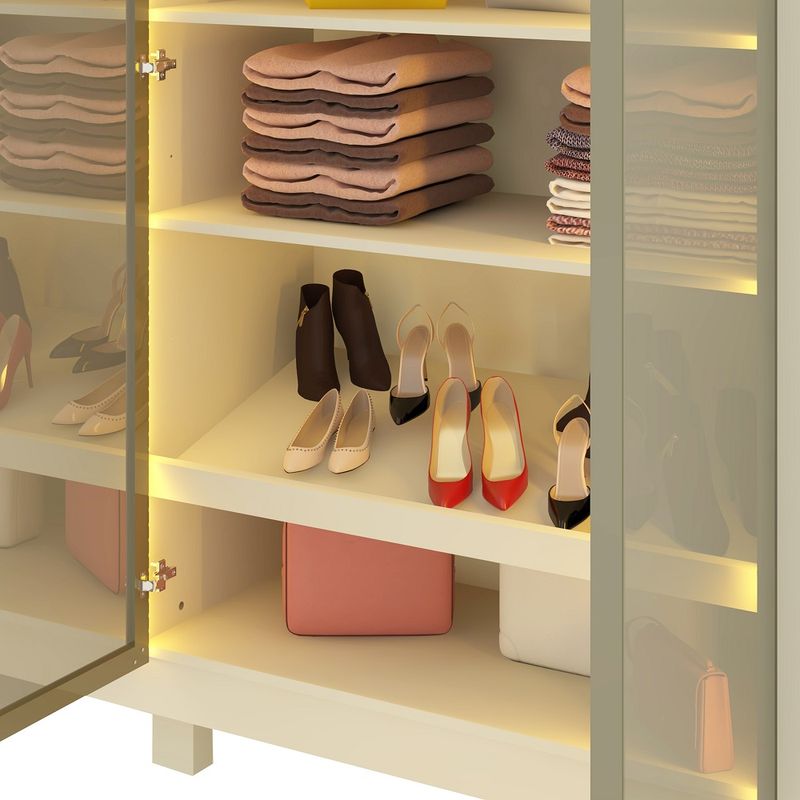 Guarda-Roupa-Casal-com-Vidro-Reflecta-LED-e-Pes-6-Portas-100--MDF-Imperatriz-Gelius