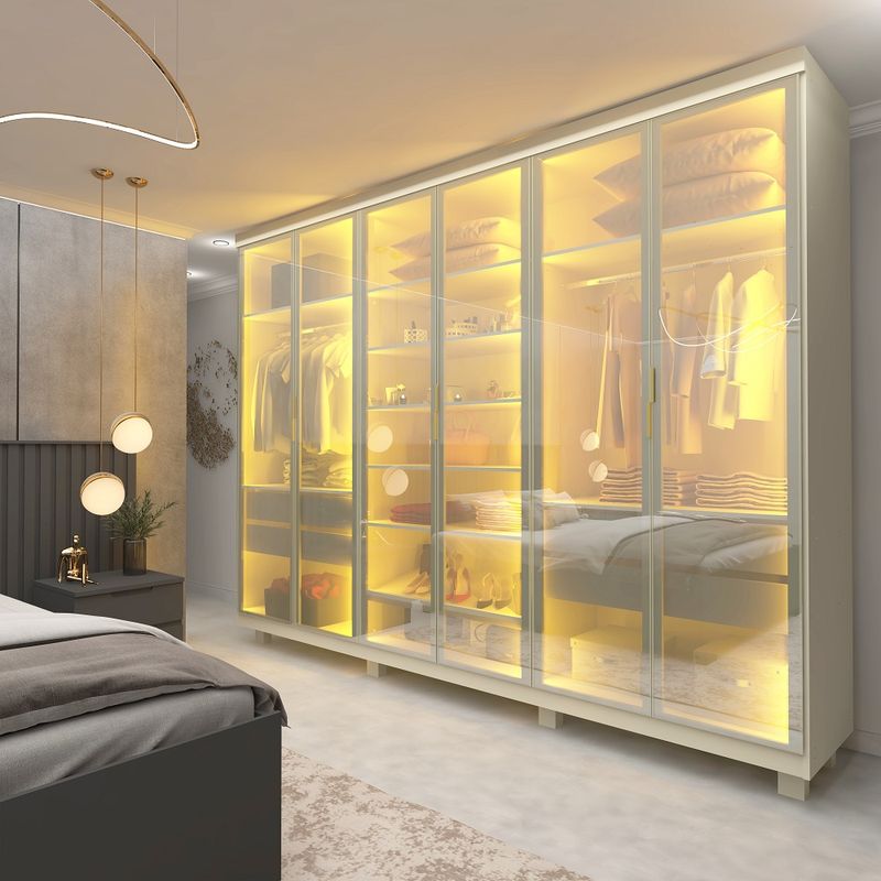 Guarda-Roupa-Casal-com-Vidro-Reflecta-LED-e-Pes-6-Portas-em-MDF-Imperatriz-Gelius