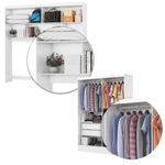 Quarto-Modulado-Casal-com-Espelho-e-Cama-6-Portas-Belem-Plus-Carioca-Moveis