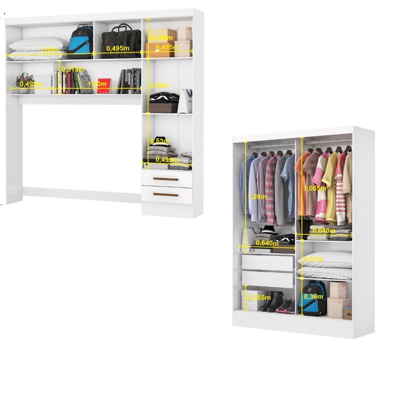 Quarto-Modulado-Casal-com-Espelho-6-Portas-Belem-Premium-Carioca-Moveis