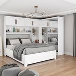 Quarto-Modulado-Casal-com-Espelho-e-Cama-6-Portas-Belem-Premium-Carioca-Moveis