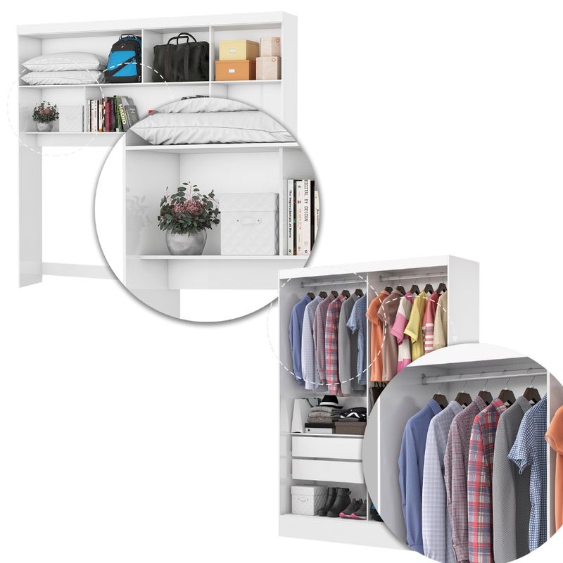 Quarto-Modulado-Casal-com-Espelho-e-Cama-7-Portas-Belem-Carioca-Moveis