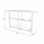 Aparador-Buffet-Pes-Metal-Infinity-HB-Moveis