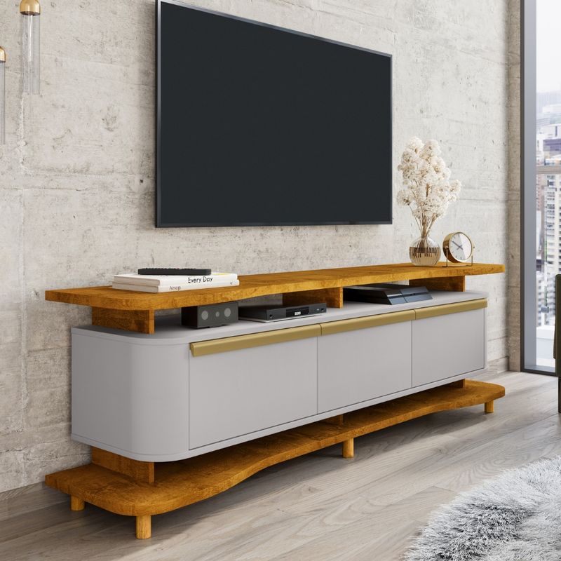Rack-para-TV-Ate-75-Polegadas-3-Portas-com-Pes-de-Madeira-Macica-Guarapari-Bechara