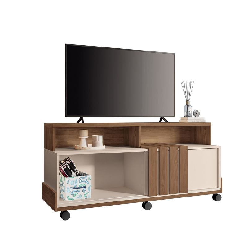 Rack-para-TV-ate-50-Polegadas-Ripado-1-Porta-Graci-1.3-HB-Moveis