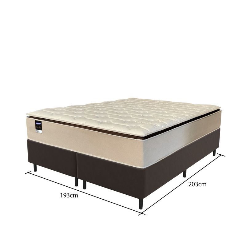 Cama-Box-King-193cm-Colchao-Gazin-Love-Story-HF-V25-e-Base-2CEN
