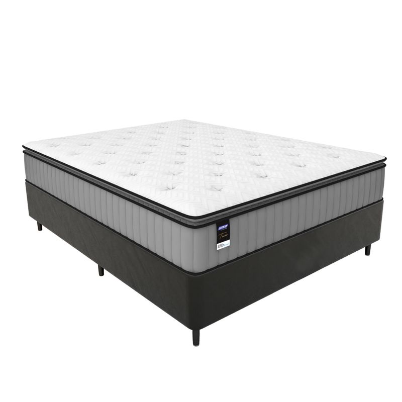 Cama-Box-Casal-138cm-Colchao-Gazin-Tower-HF-V25-e-Base-2CEN