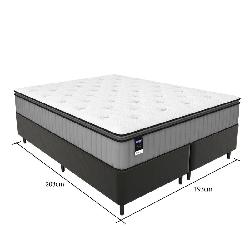 Cama-Box-King-193cm-Colchao-Gazin-Tower-HF-V25-e-Base-2CEN