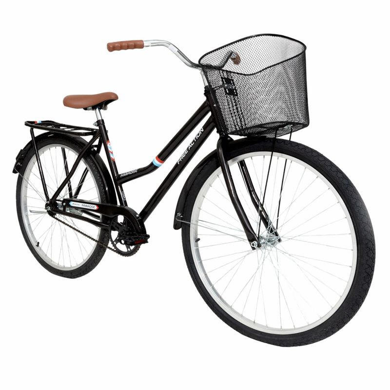 Bicicleta-Paradise-Aro-26-com-Cesta-Free-Action