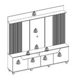 Estante-Home-Ripada-para-TV-ate-75-Polegadas-4-Portas-Gama-DJ-Moveis