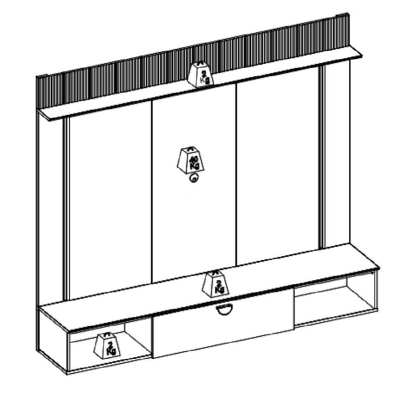 Painel-Ripado-para-TV-ate-70-Polegadas-1-Porta-Iza-DJ-Moveis