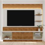 Painel-Frisado-para-TV-ate-65-Polegadas-com-LED-2-Portas-de-Correr-Guaiba-Mobler